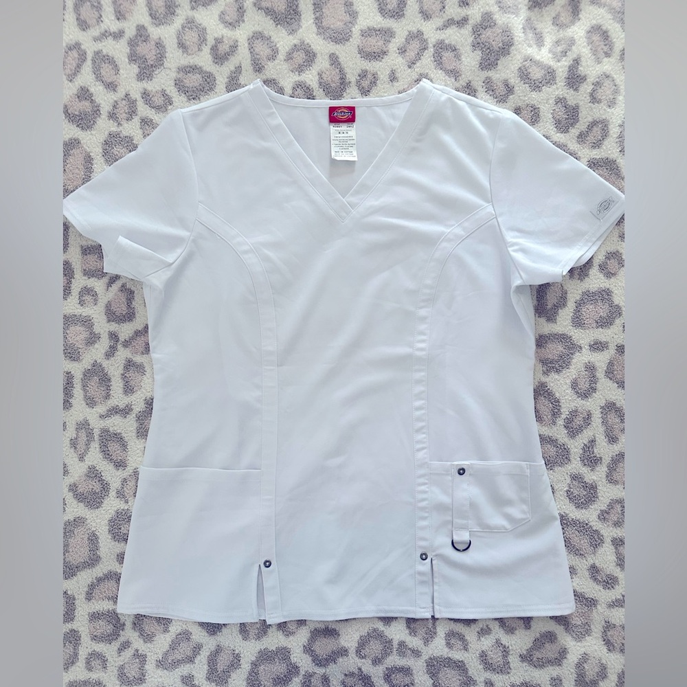 Dickies White Scrub top